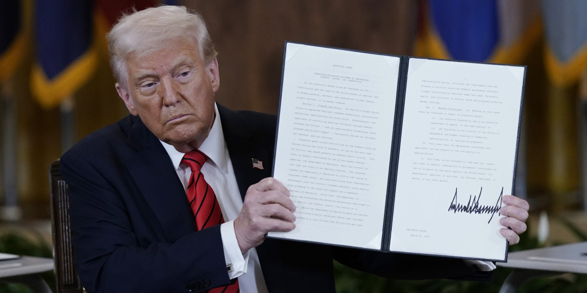 Trump Executive Order Aims to Dismantle Education Dept.